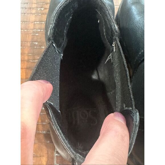 Sofft black leather Chelsea boot pull on comfort 7 - Picture 6 of 11